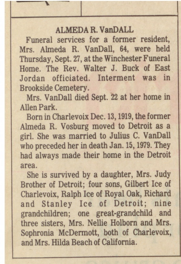 Almeda R. VanDall thumbnail