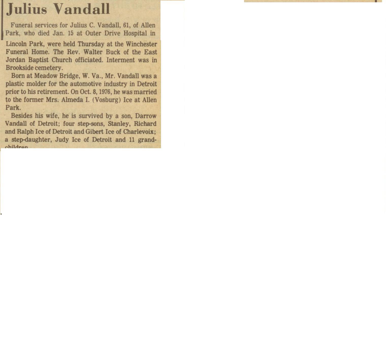 Julius C. Vandall thumbnail