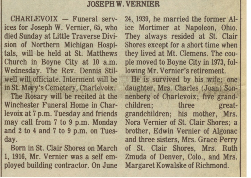 Joseph W. Vernier thumbnail