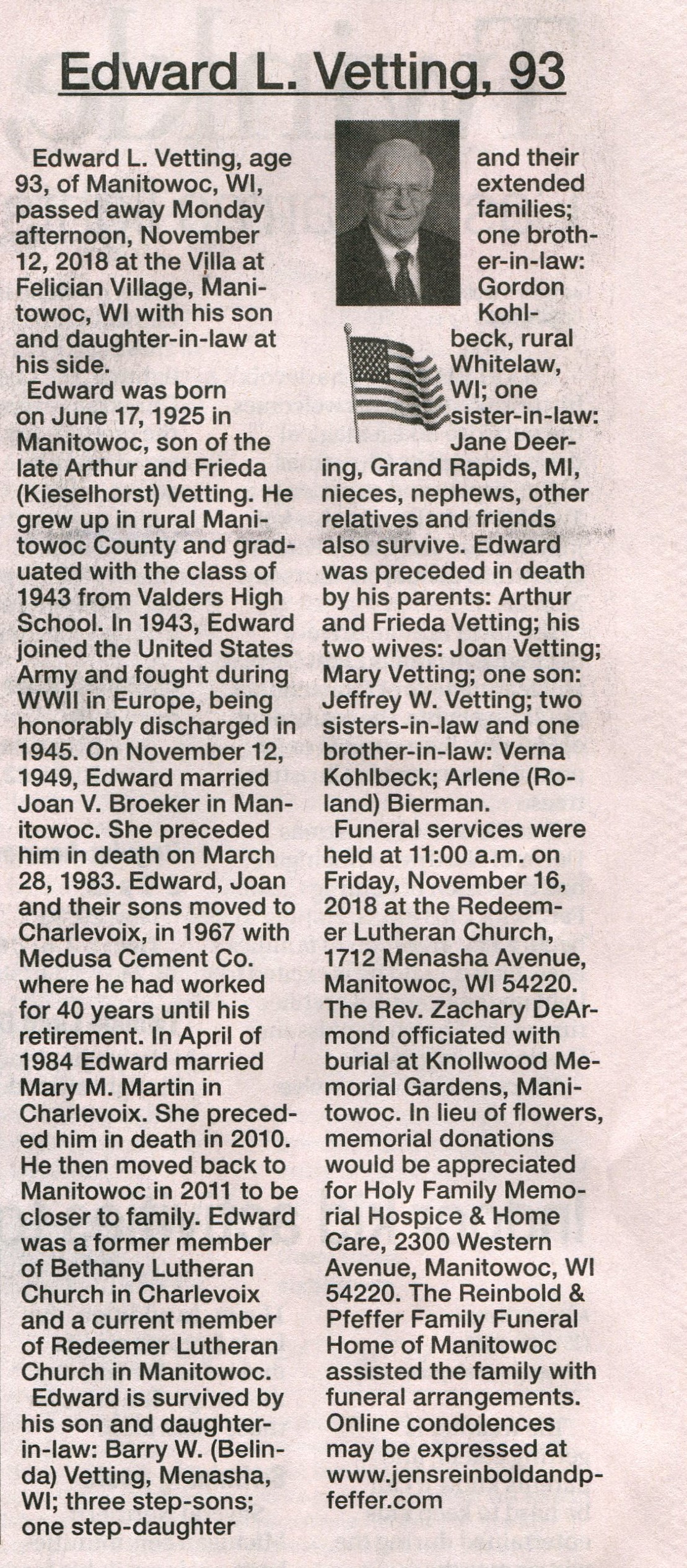 Edward L. Vetting thumbnail