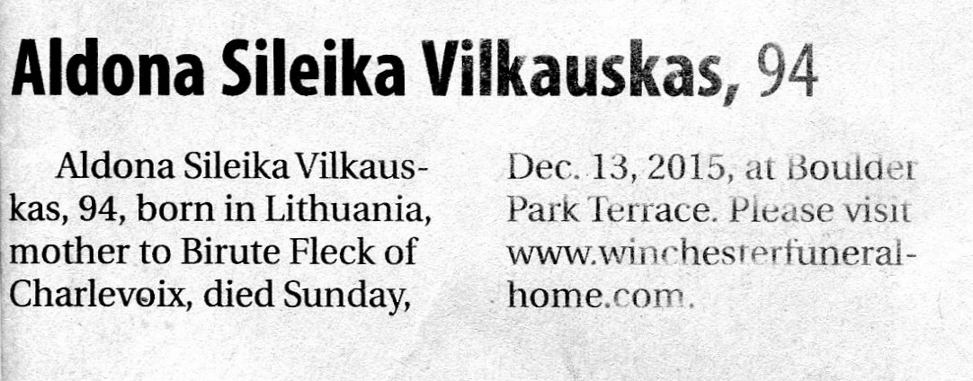 Aldona Sileika Vilkauskas thumbnail