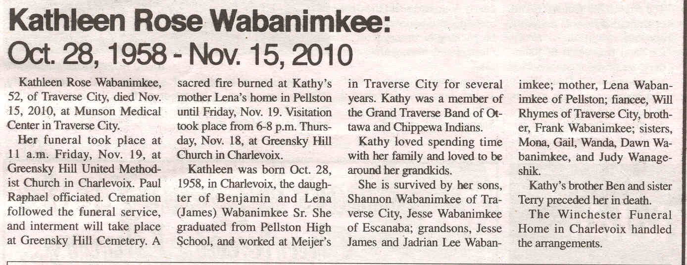 Kathleen Rose Wabanimkee thumbnail