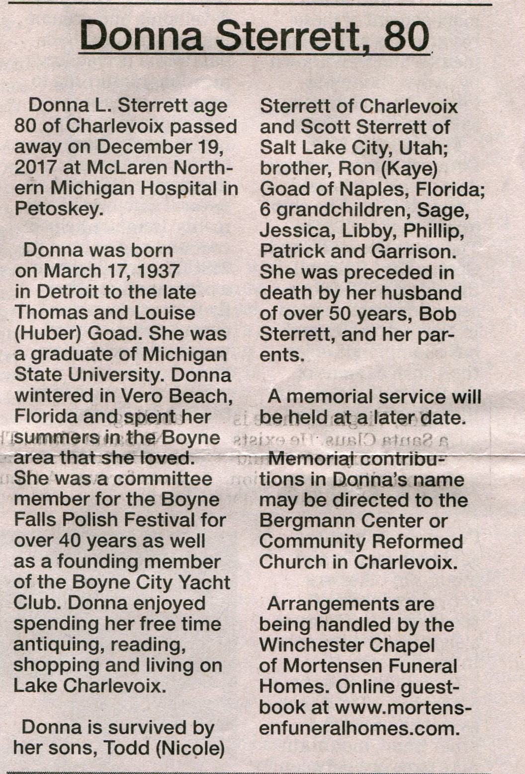 Donna L. Sterrett thumbnail