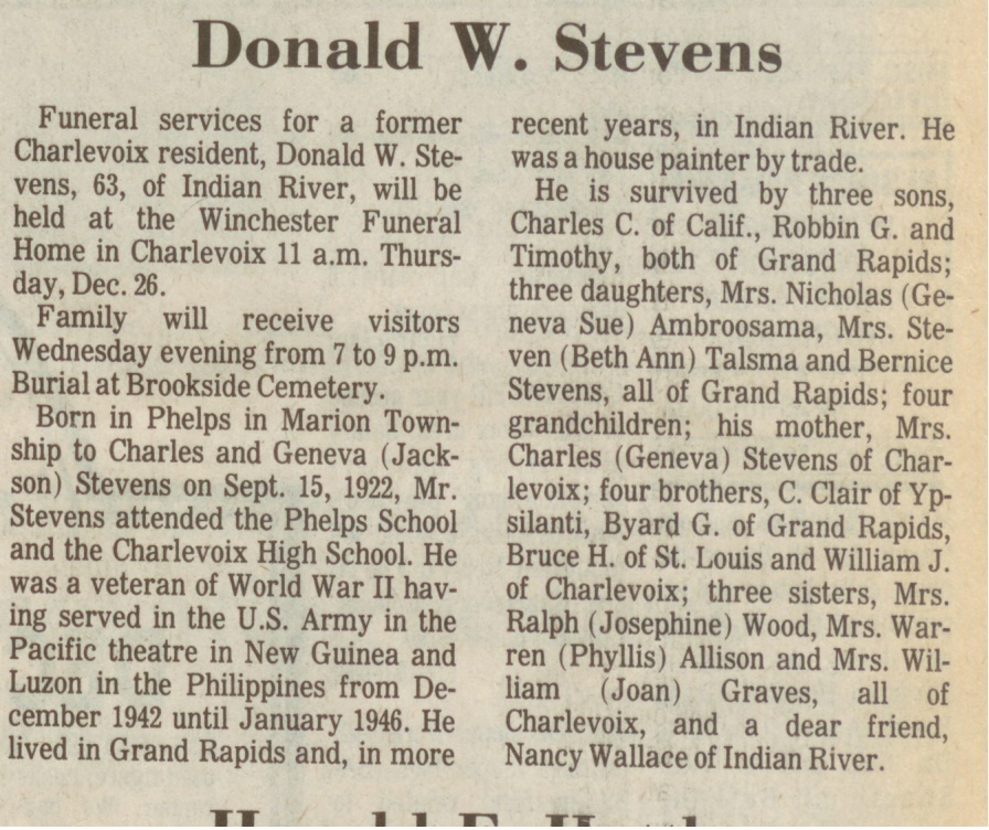 Donald W. Stevens thumbnail