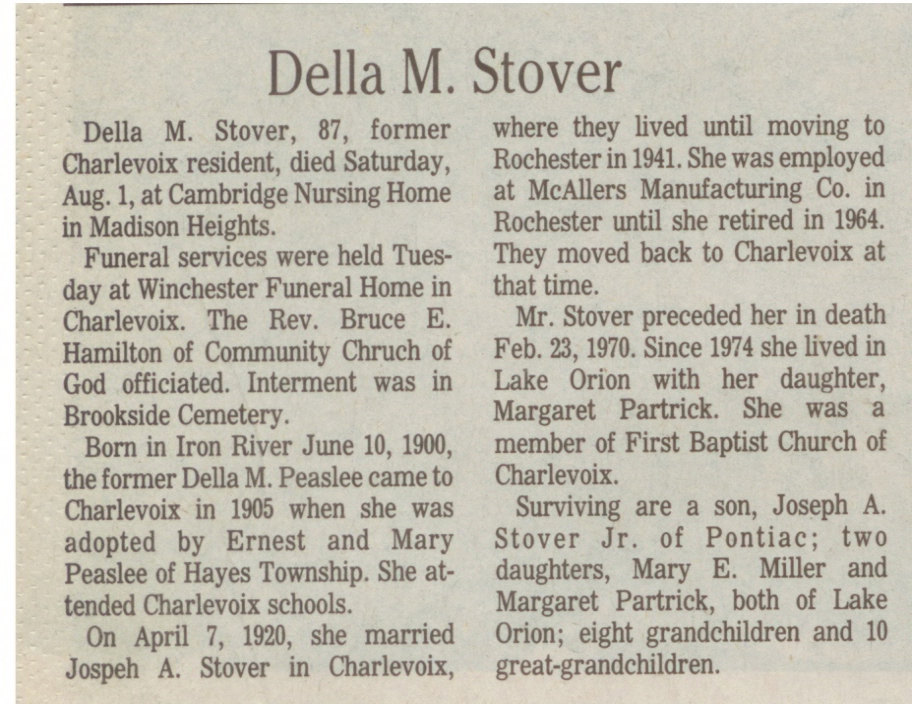 Della M. Stover thumbnail