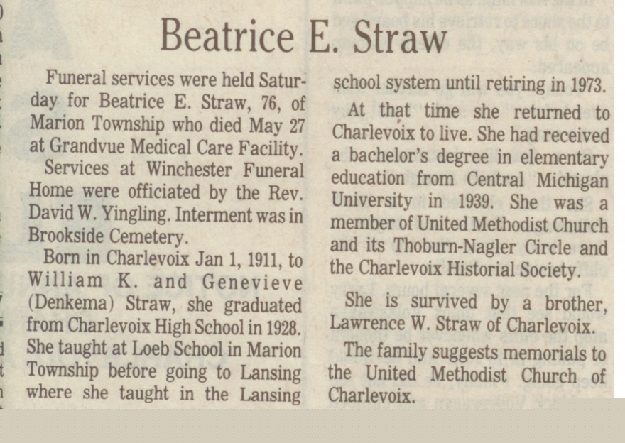 Beatrice E. Straw thumbnail