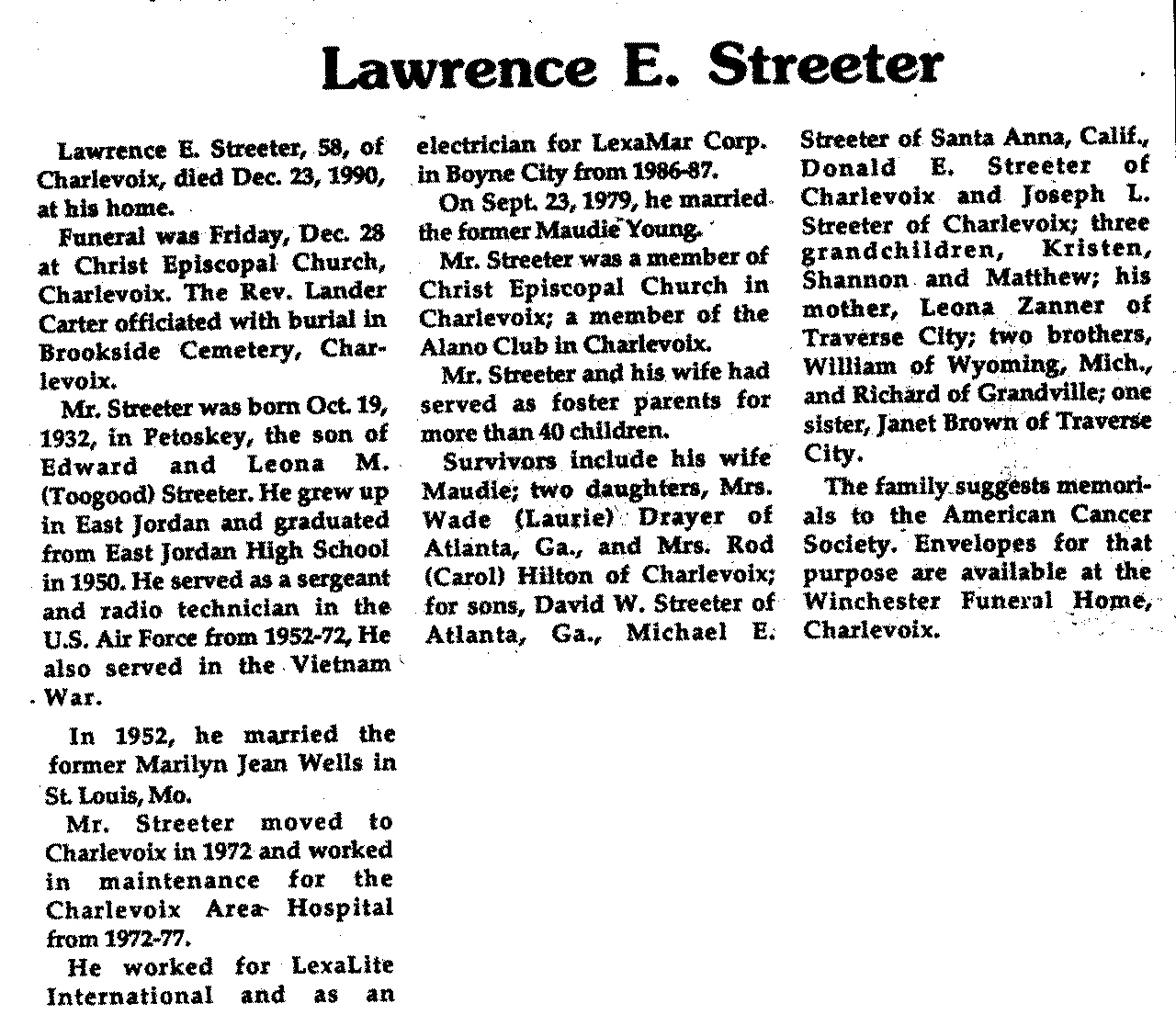 Lawrence E. Streeter thumbnail