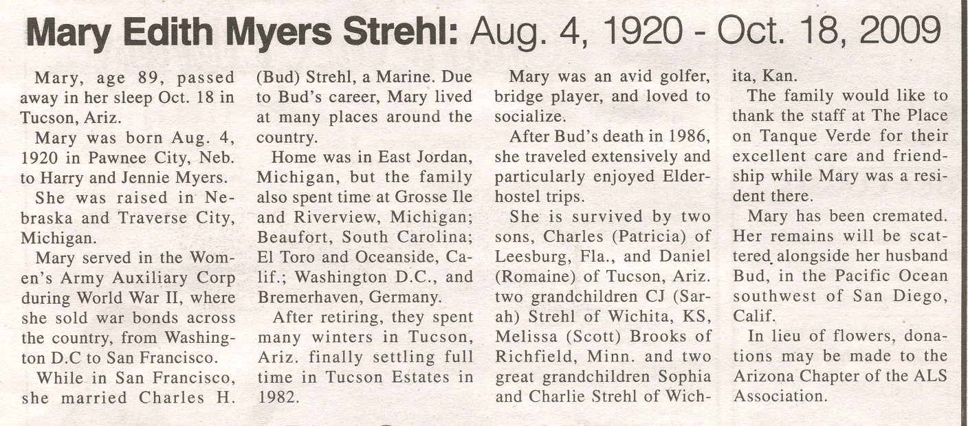 Mary Edith Myers Strehl thumbnail