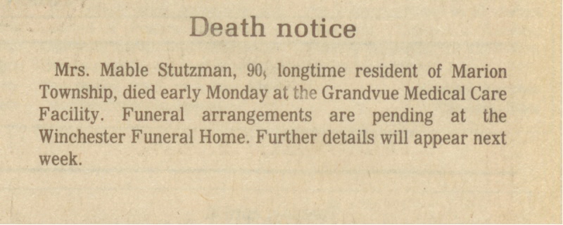 Mable Stutzman thumbnail