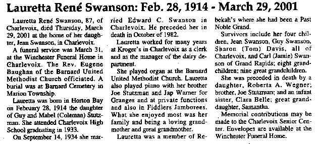 Lauretta Rene' Swanson thumbnail