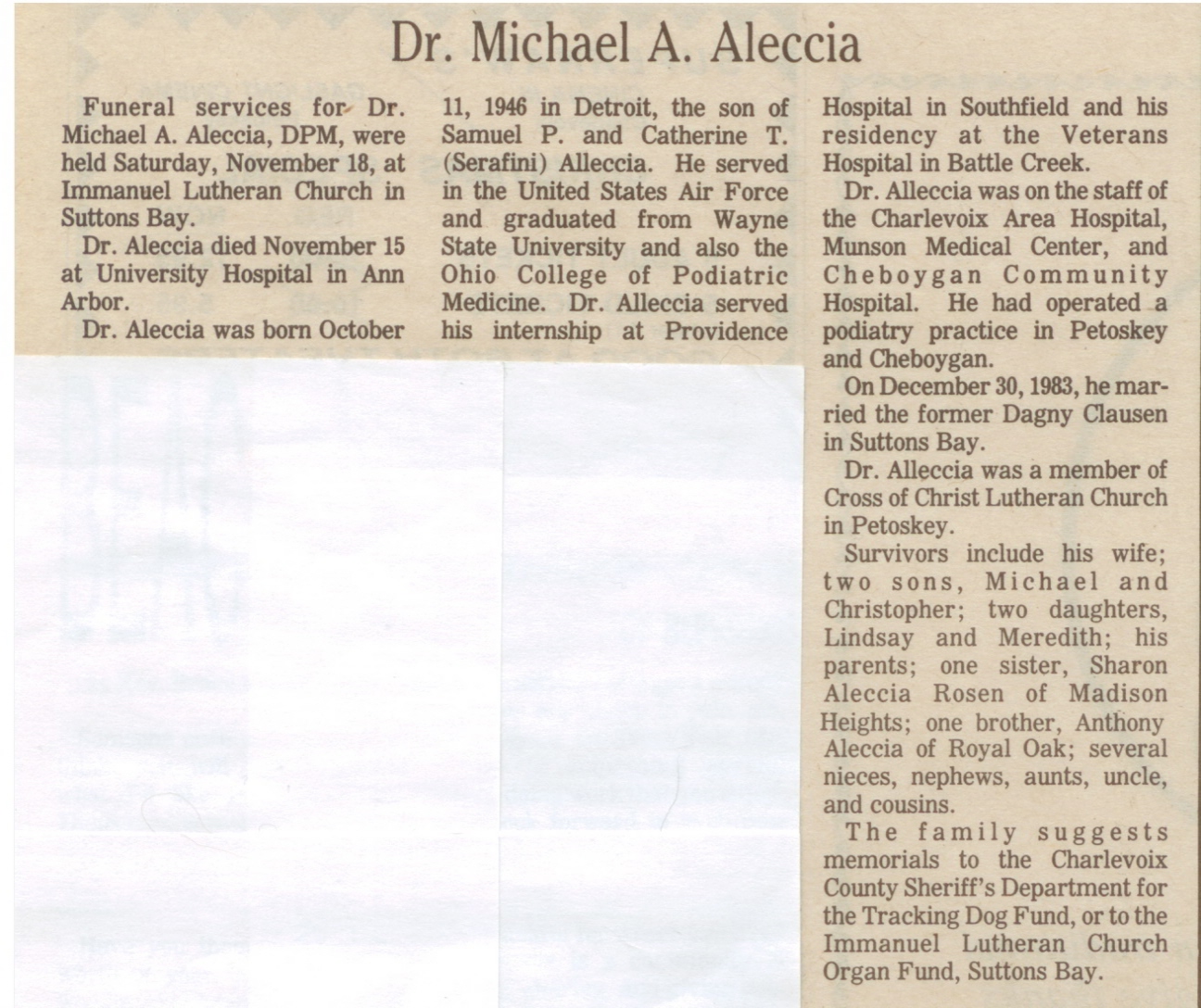 Michael A. Aleccia thumbnail