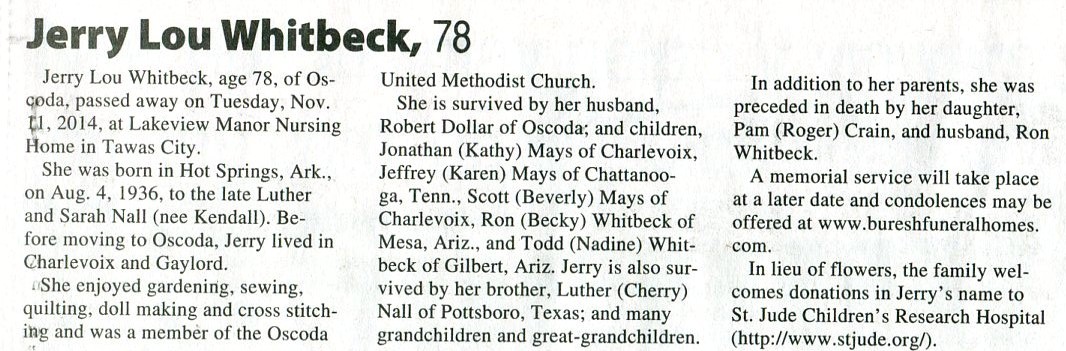 Jerry Lou Whitbeck thumbnail