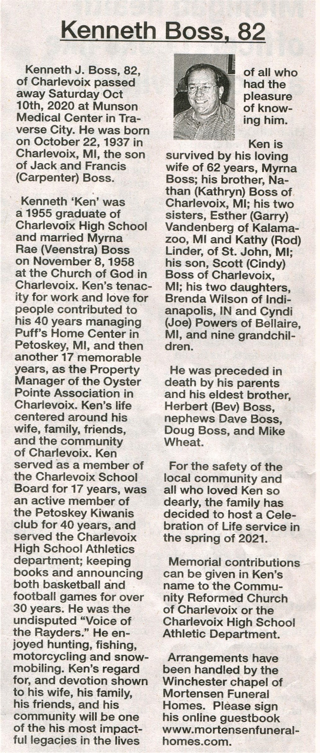 Kenneth 'Ken' J. Boss image 2