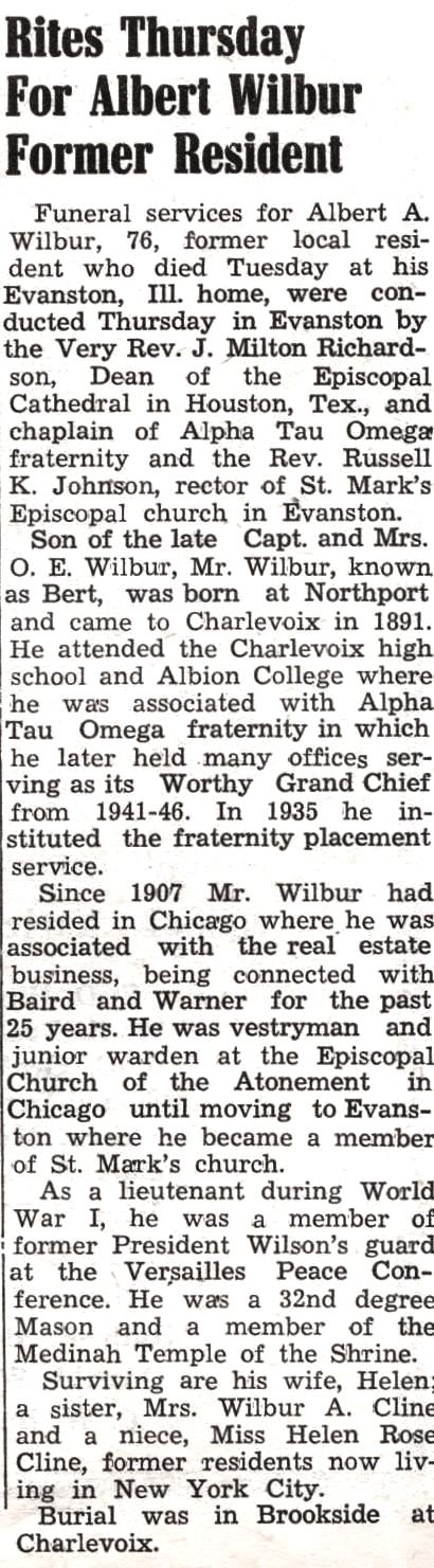 "Albert A. "Bert"" Wilbur thumbnail