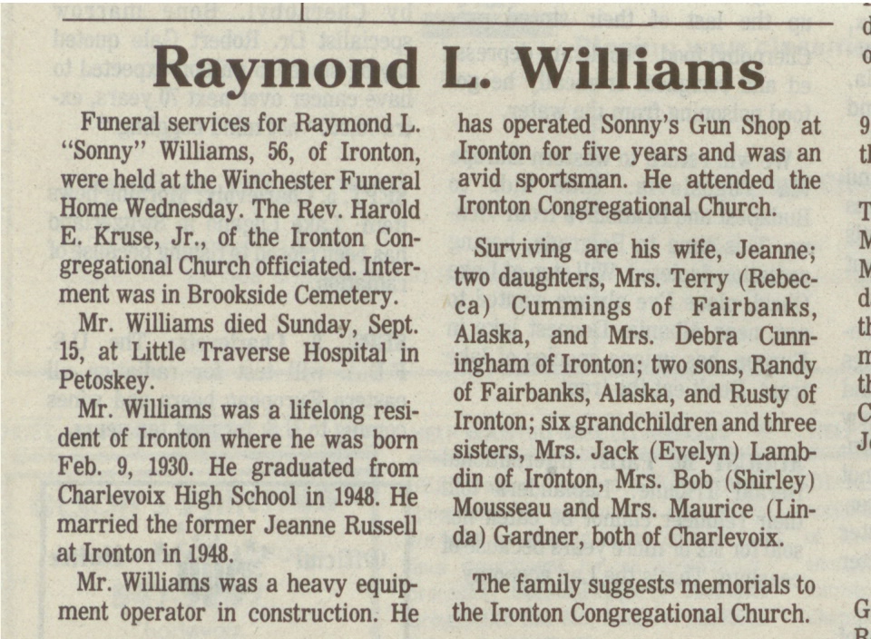 "Raymond L. "Sonny"" Williams thumbnail