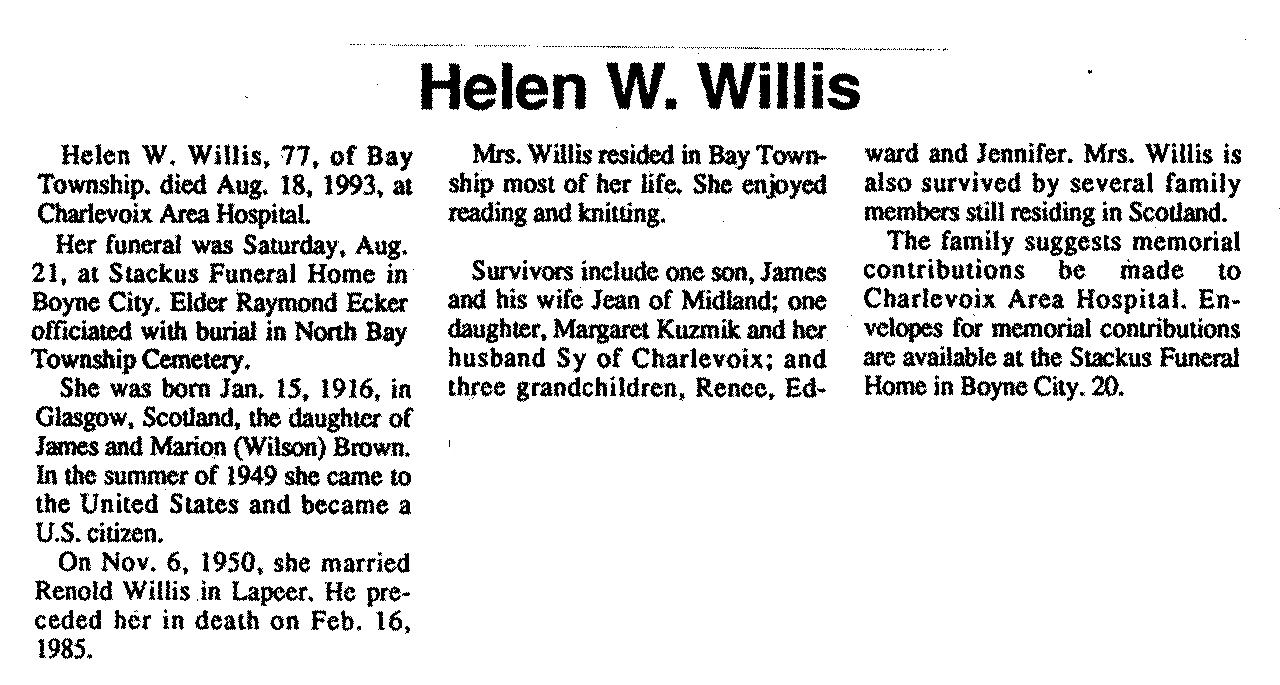 Helen W. Willis thumbnail