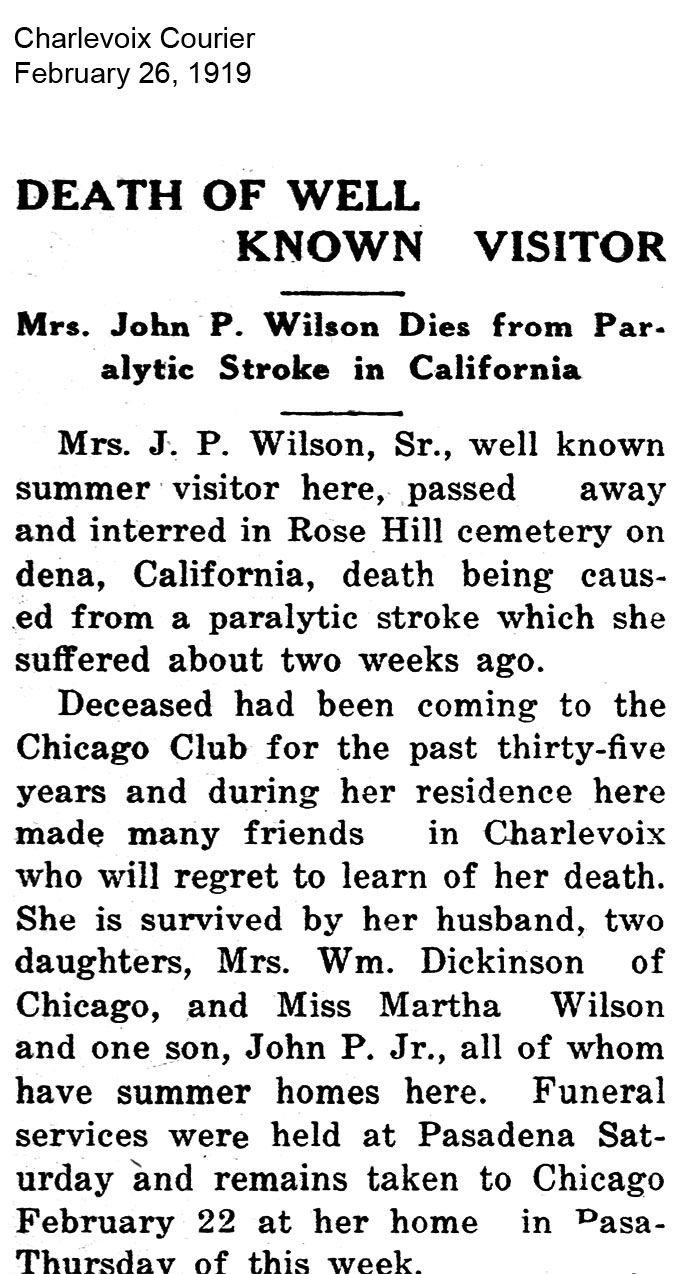 Mrs. John P. Wilson thumbnail