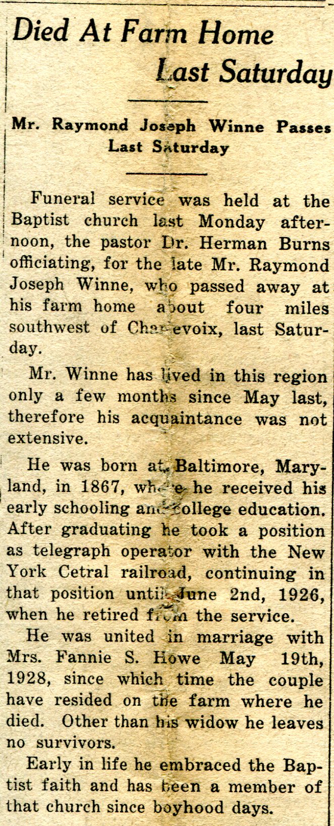 Raymond Joseph Winne thumbnail