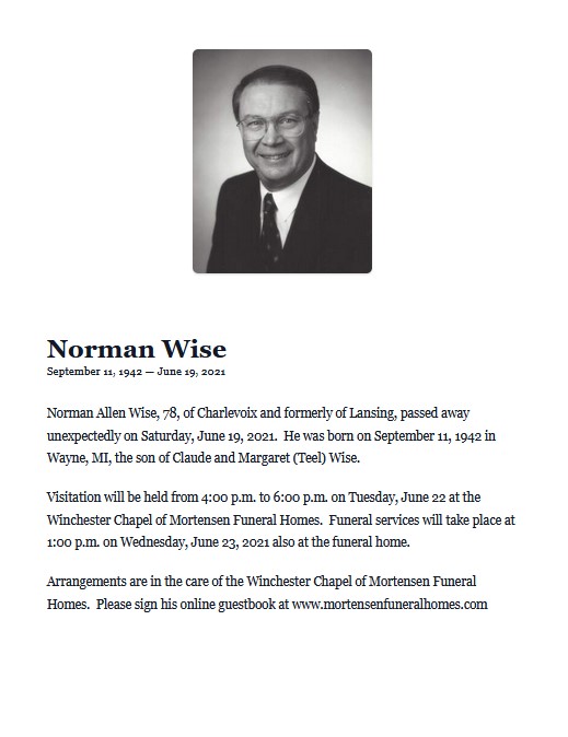 Norman Allen Wise thumbnail