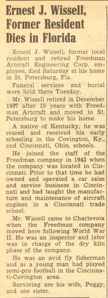 Ernest J. Wissell thumbnail