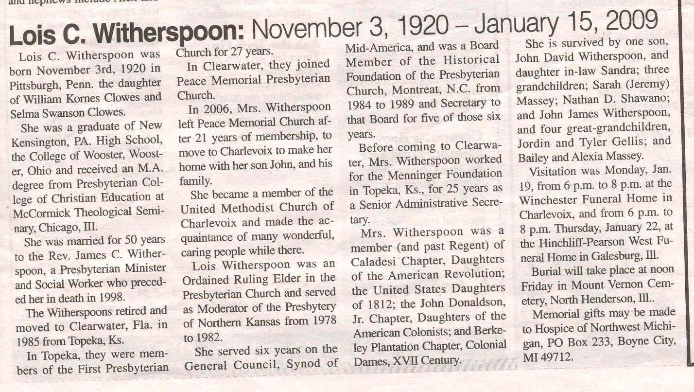 Lois C. Witherspoon thumbnail
