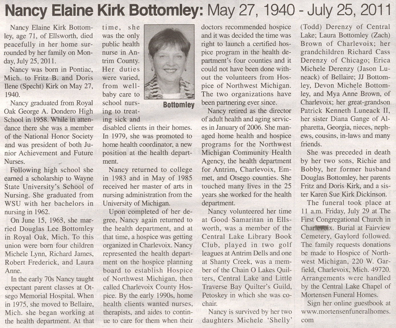 Nancy Elaine Kirk Bottomley thumbnail