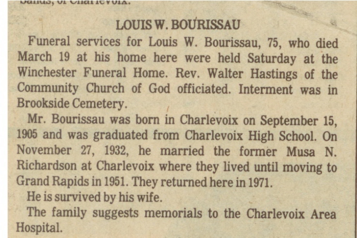 Louis W. Bourissau thumbnail