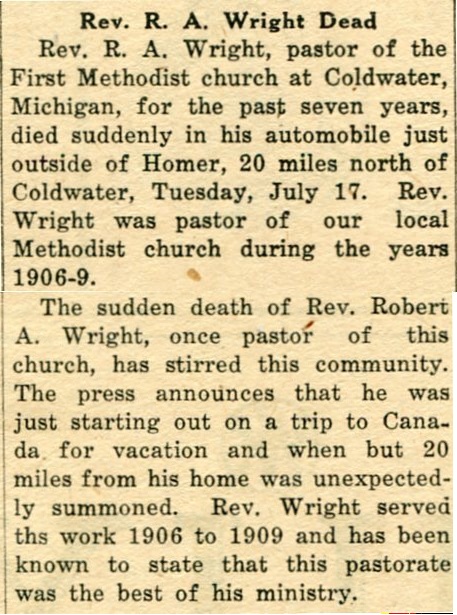 Rev. Robert A. Wright thumbnail