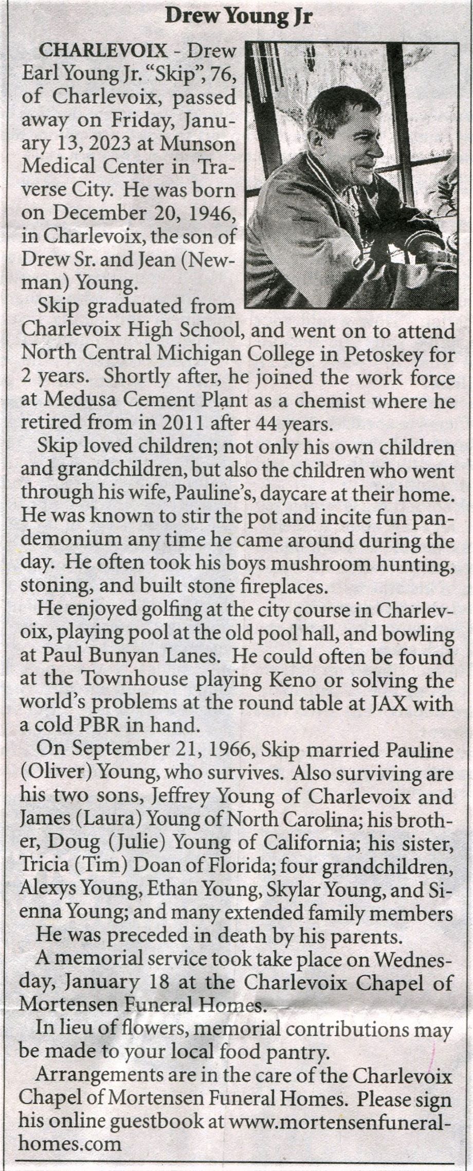 Drew Earl Young Jr. 'Skip' Young thumbnail