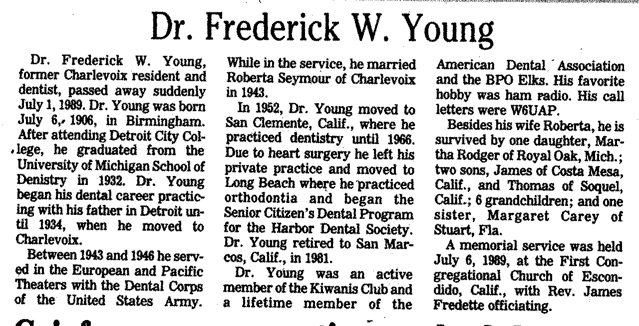 Dr. Frederick W. Young thumbnail