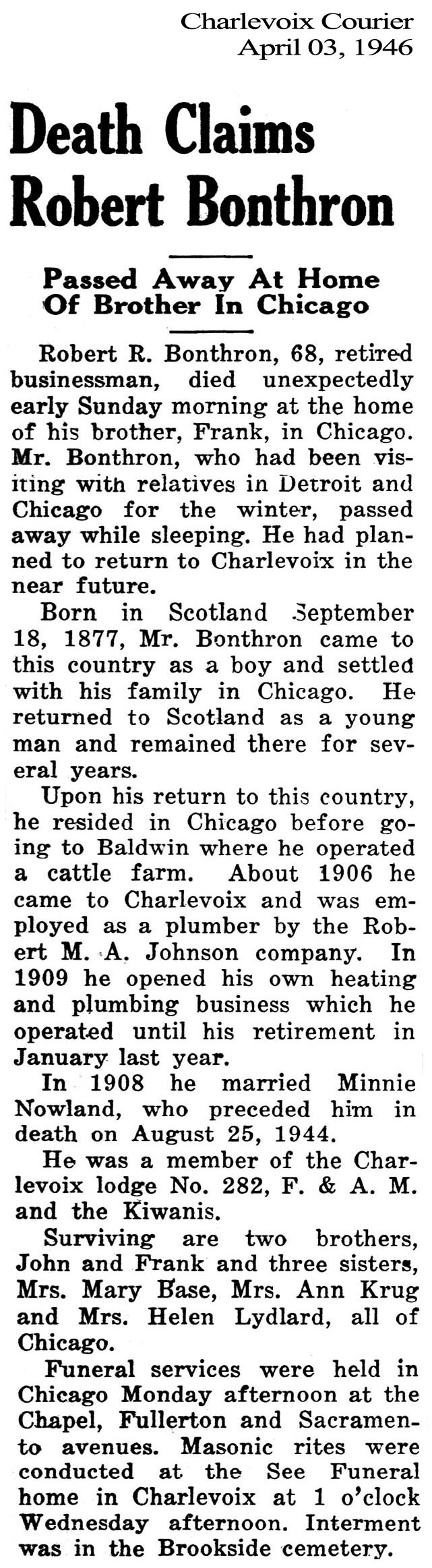 Robert R. Bonthron thumbnail