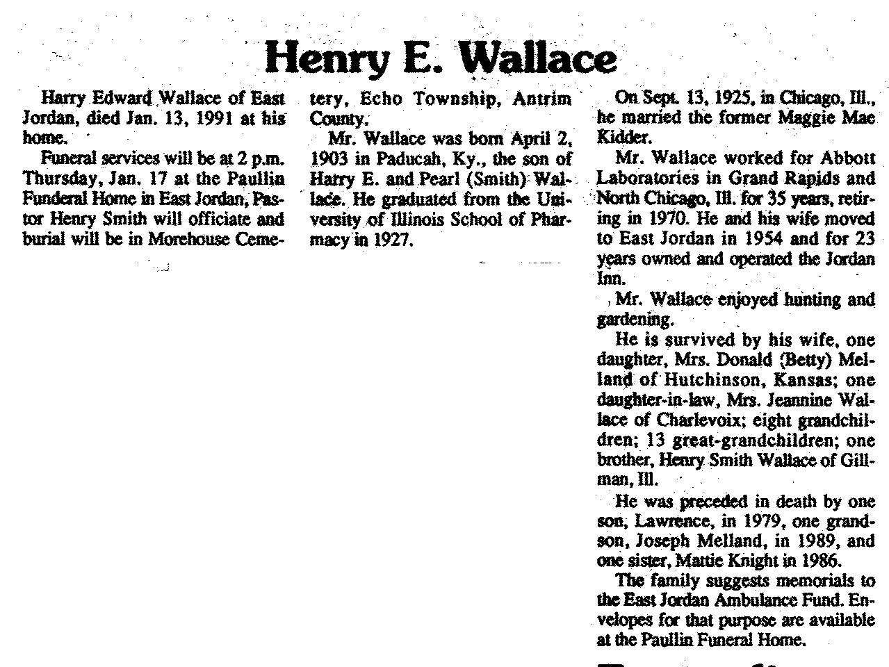 Henry Edward Wallace thumbnail