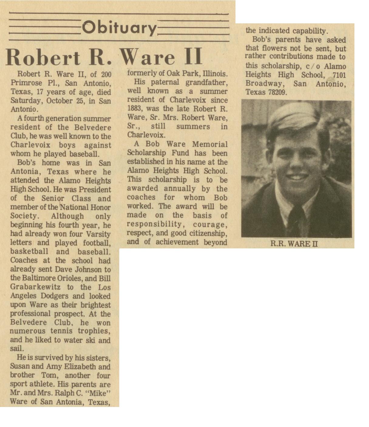 Robert R. Ware, II thumbnail