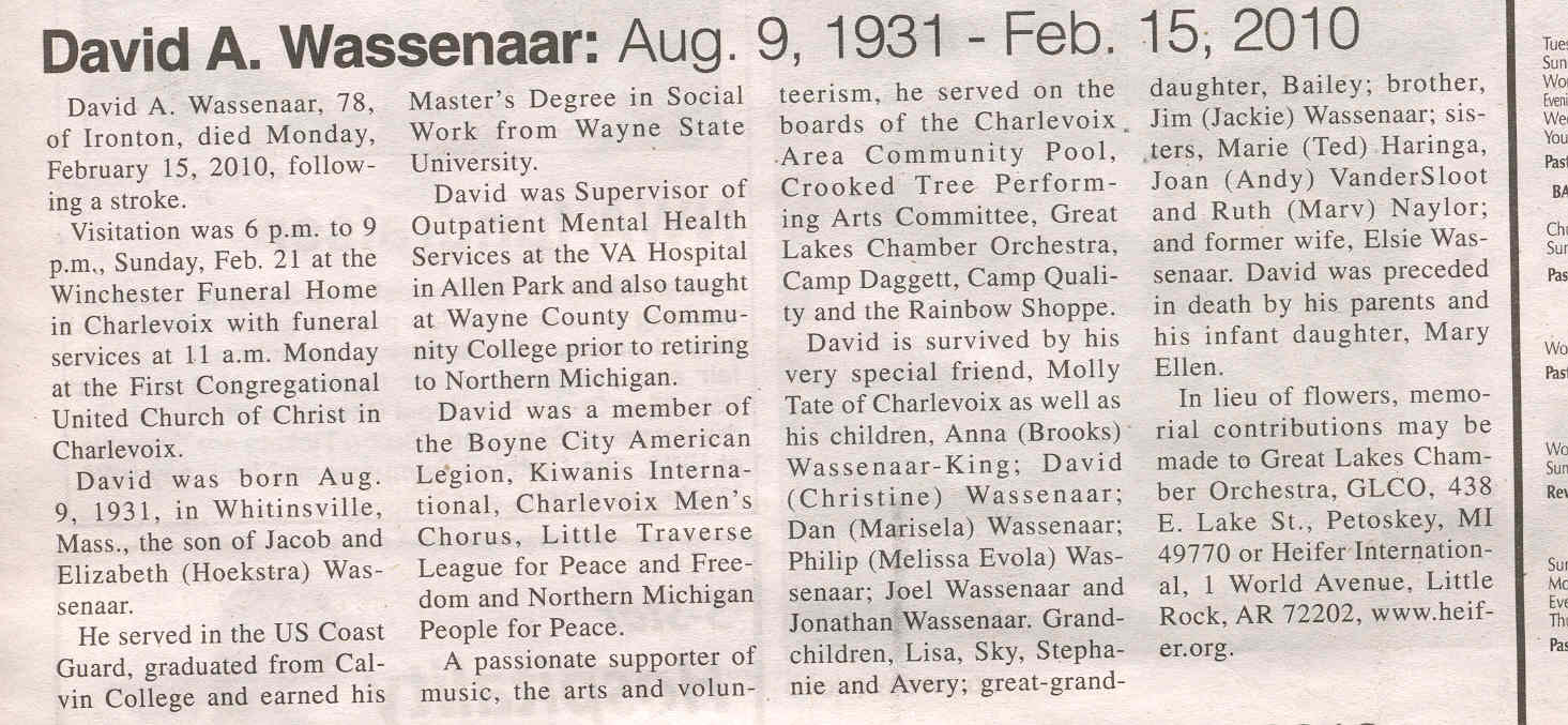 David A. Wassenaar thumbnail
