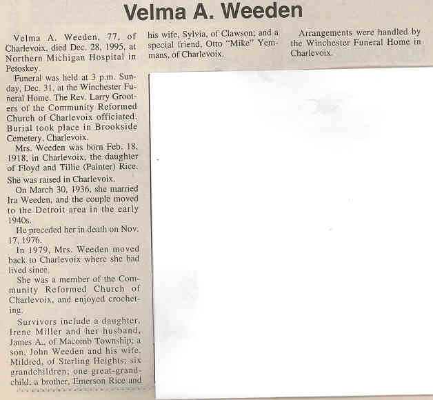 Velma A. Weeden thumbnail