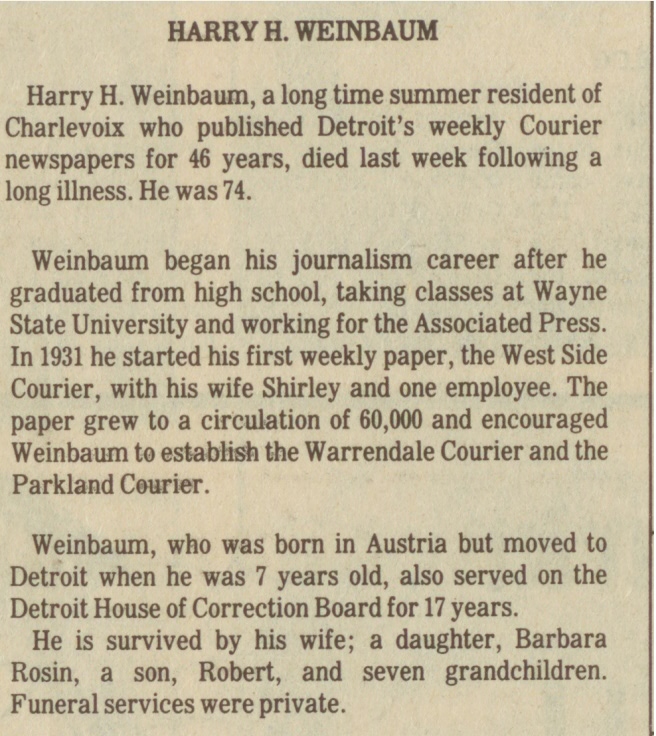 Harry H. Weinbaum thumbnail