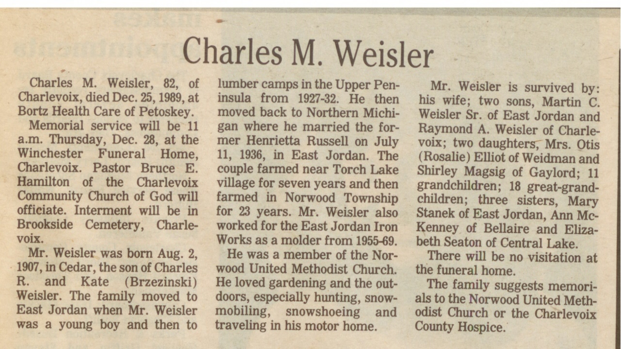 Charles M. Weisler thumbnail