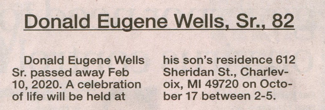 Donald E. Sr. Wells thumbnail