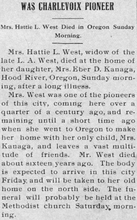 Harriet L. (Hattie) West thumbnail
