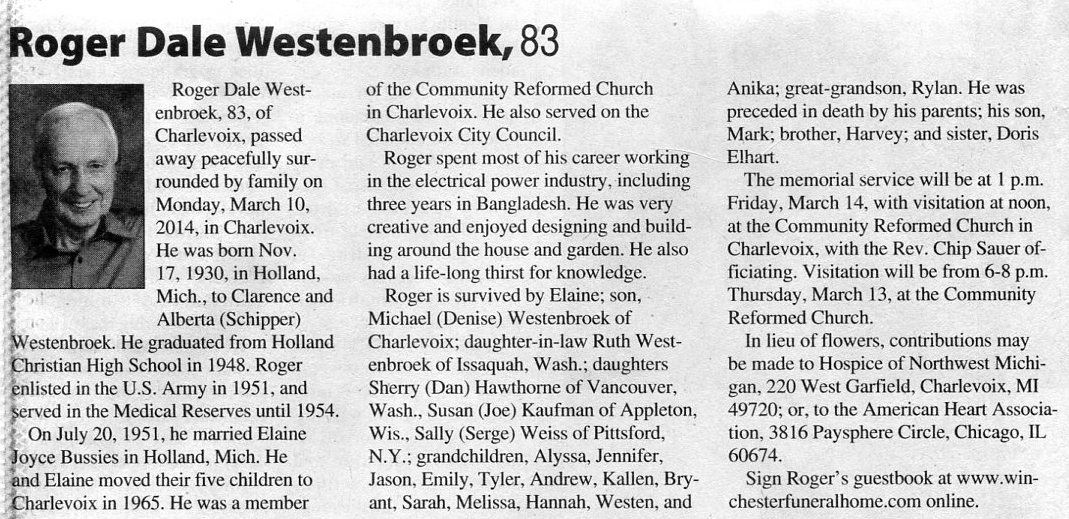 Roger Dale Westenbroek thumbnail