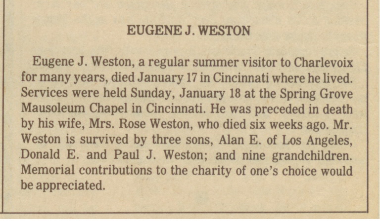 Eugene J. Weston thumbnail