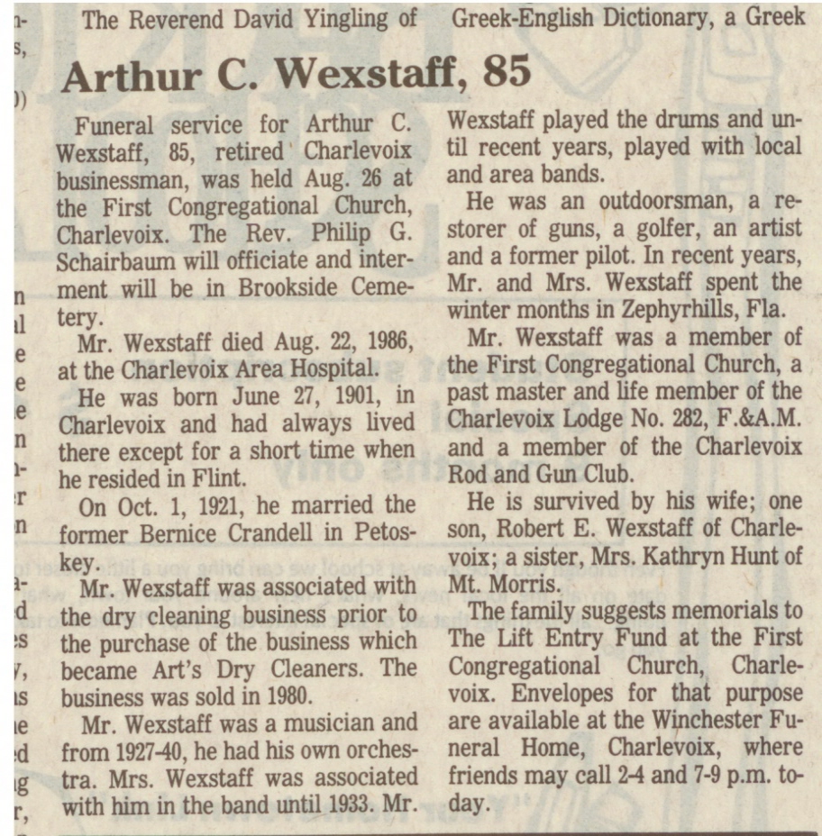 Arthur C. Wexstaff thumbnail