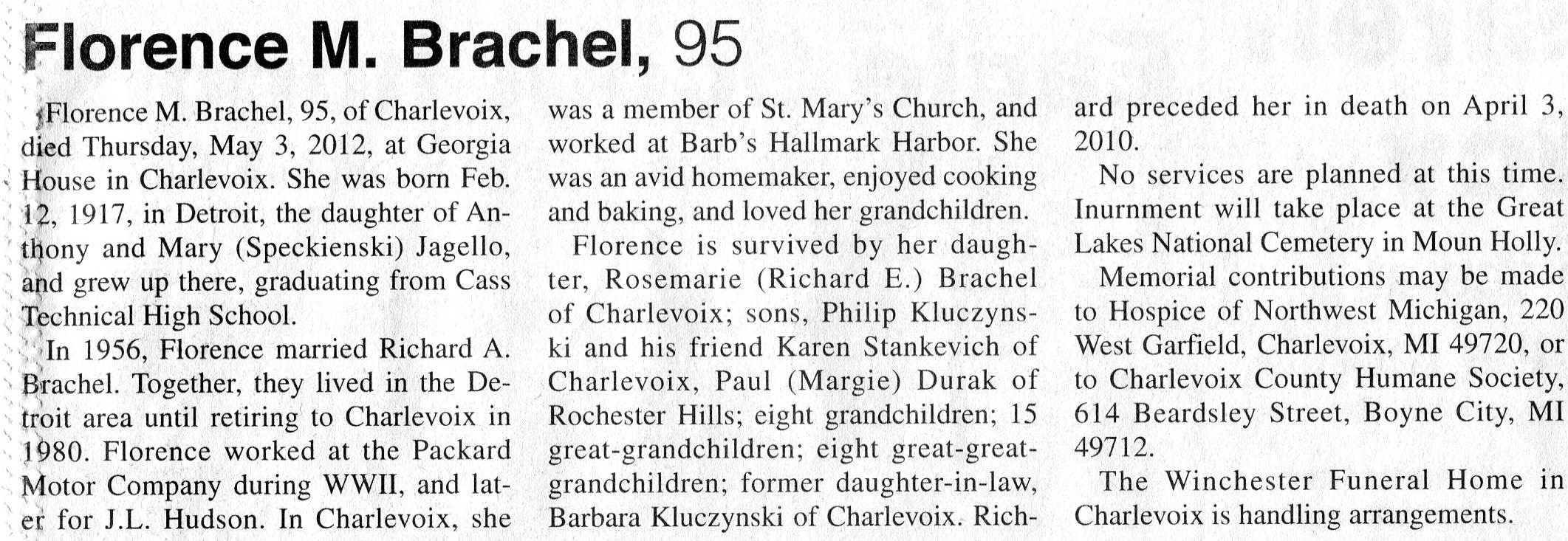 Florence M. Brachel thumbnail