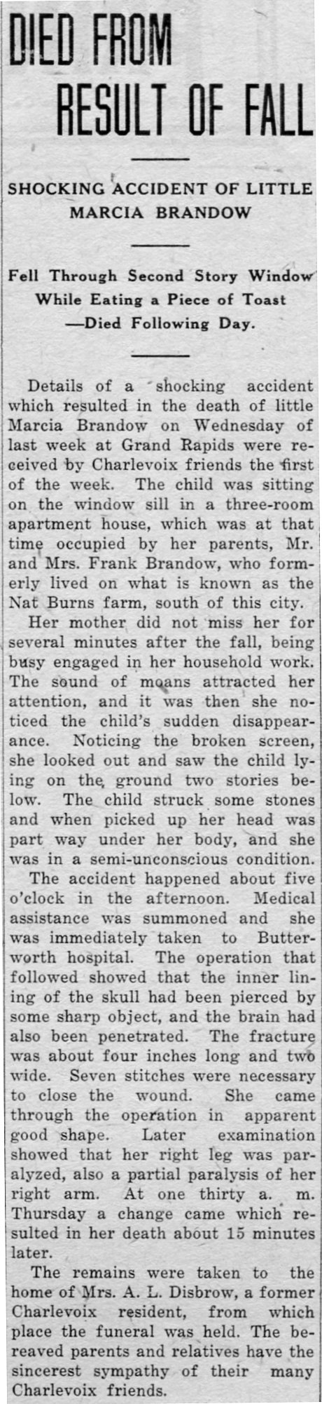 Marcia Elizabeth Brandow (Brandon) thumbnail