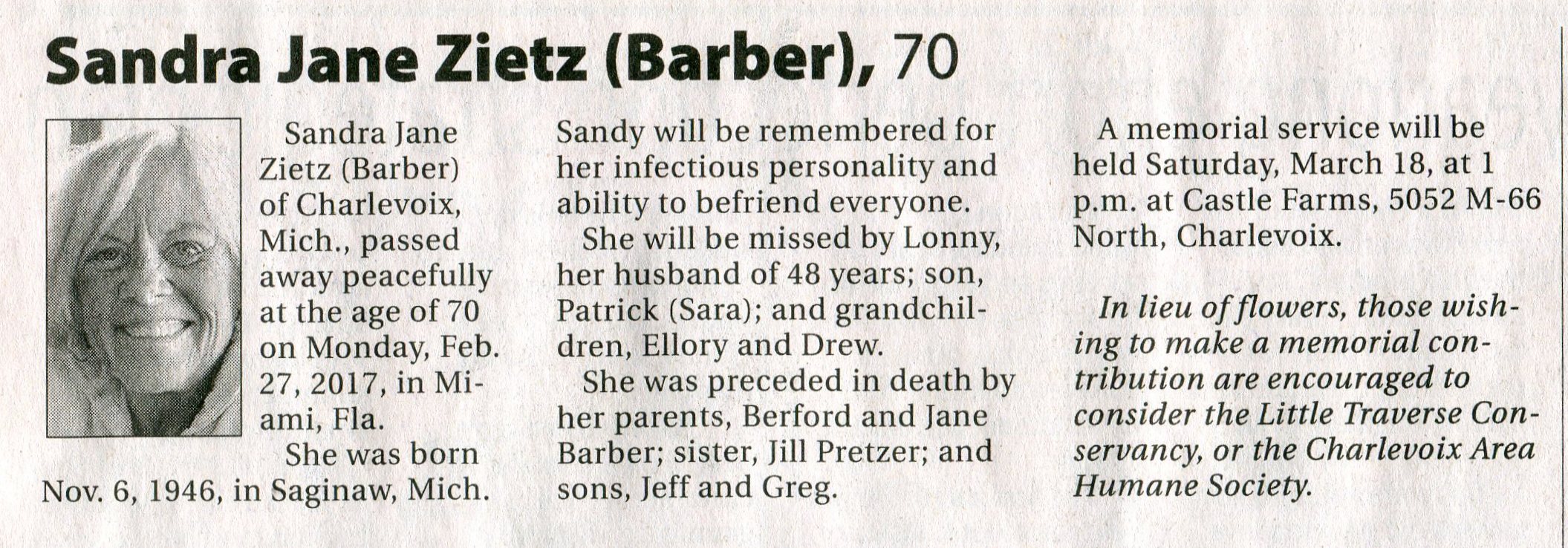Sandra Jane (Barber) Zietz thumbnail