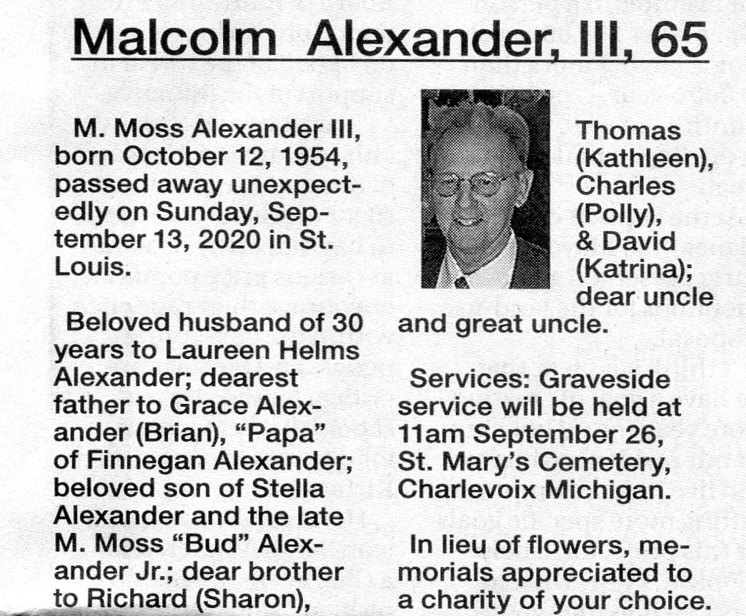 Malcolm Moss, III Alexander thumbnail