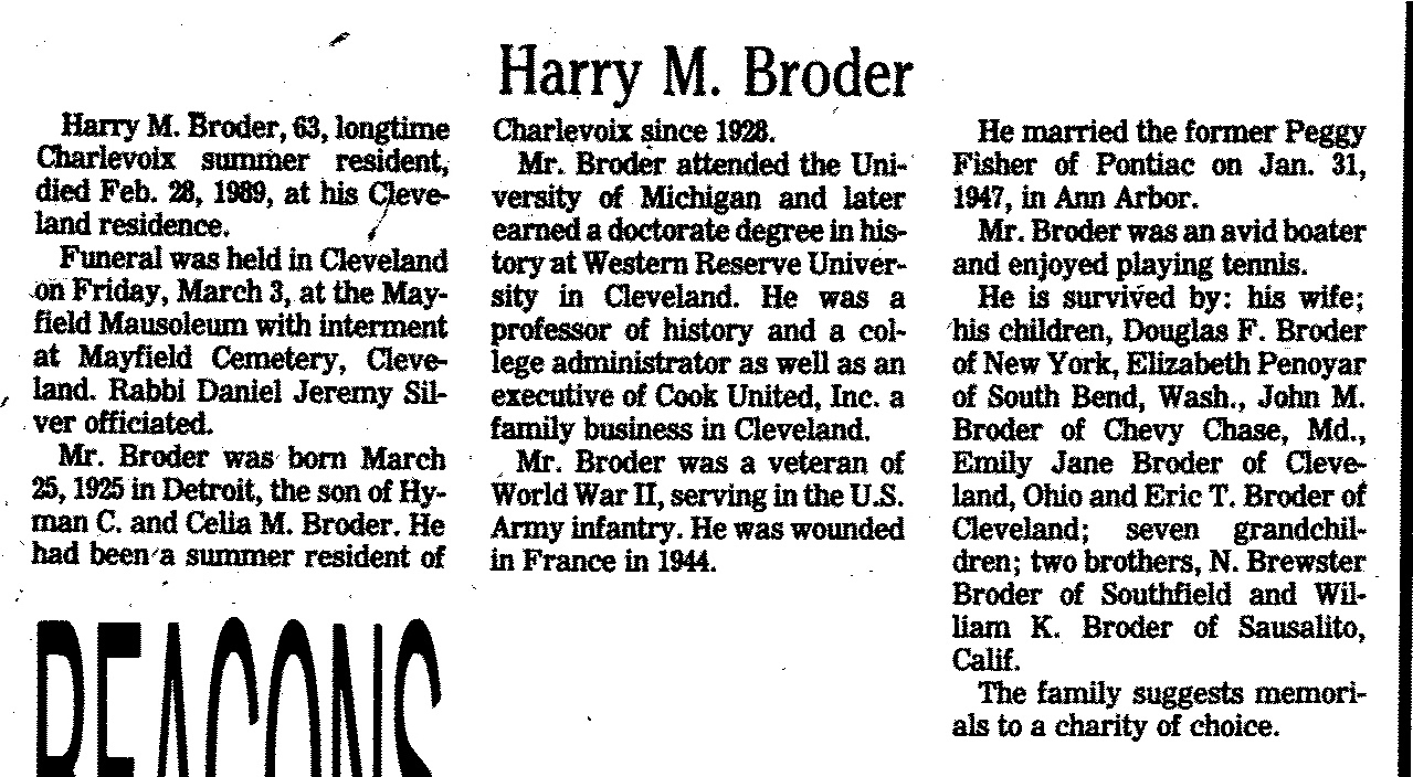 Harry M. Broder thumbnail