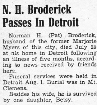 Norman H. (Pat) Broderick thumbnail