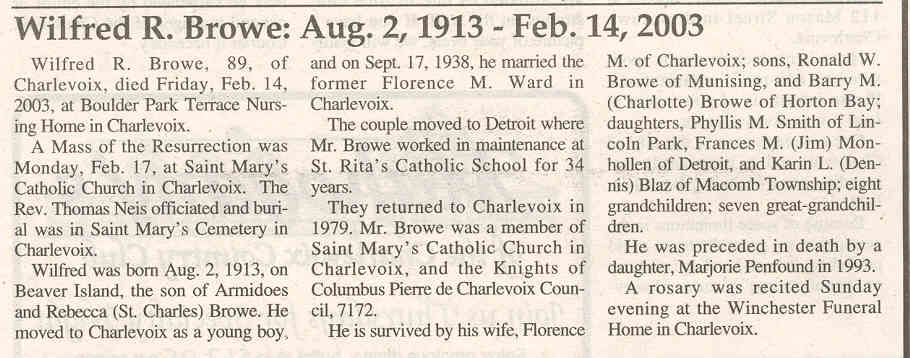 Wilfred R. Browe thumbnail