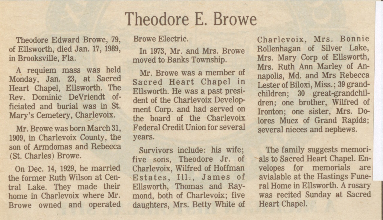 Theodore E. Browe thumbnail